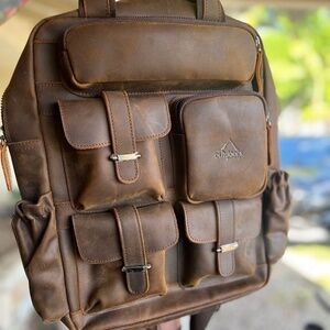Leather backpack (horse leather)